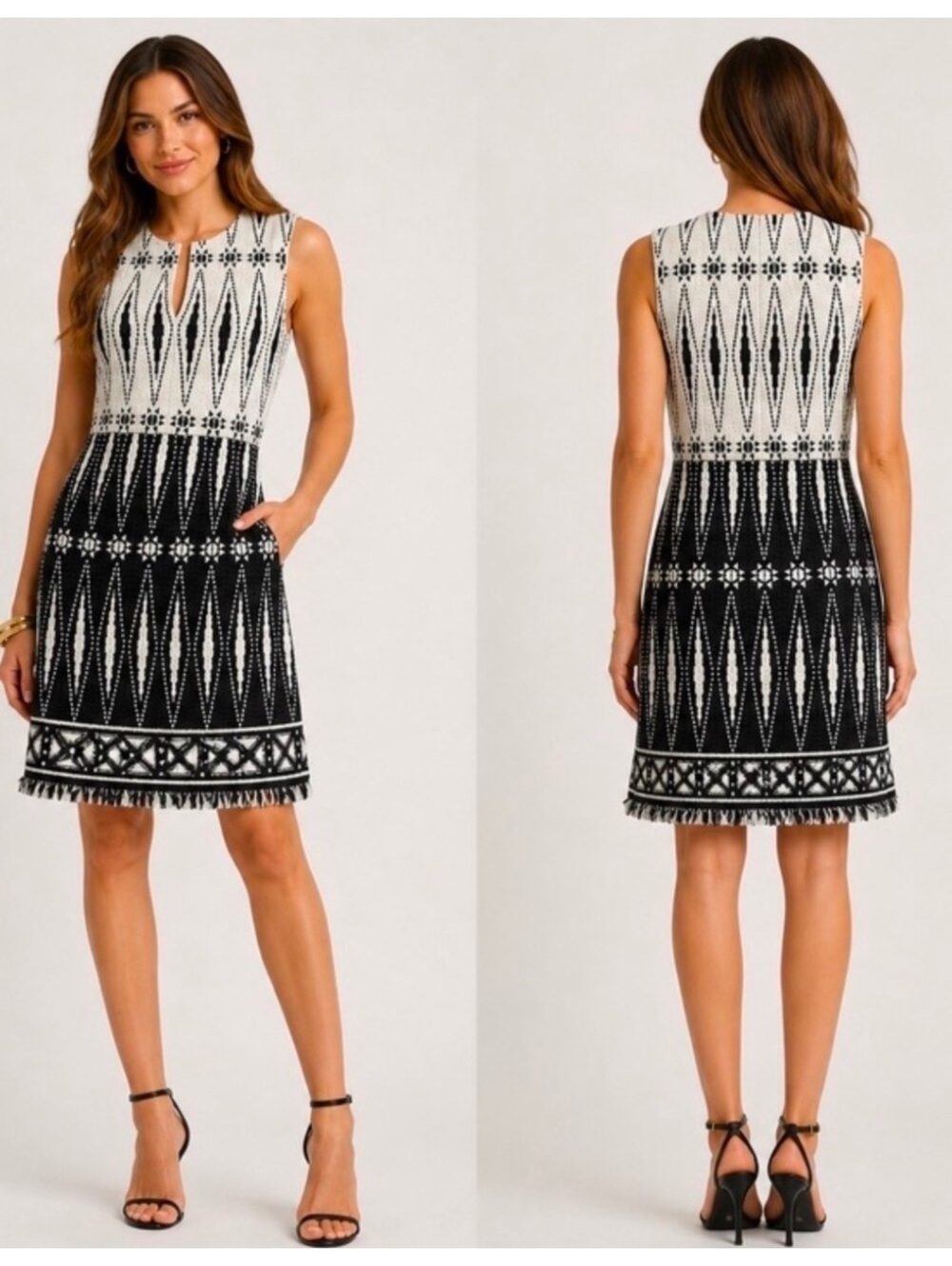 Tory Burch Savora Tweed Jacquard Mini Dress